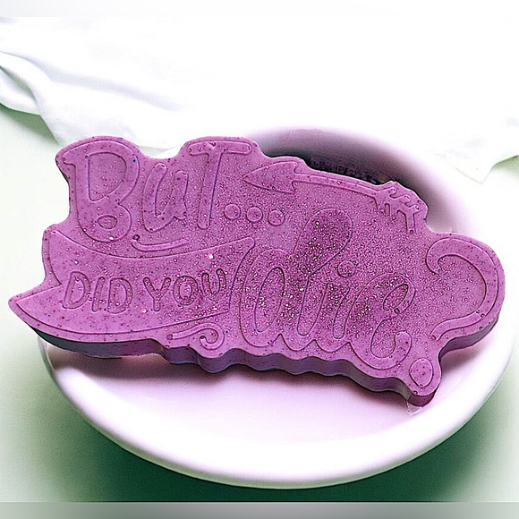 Handmade Other - Lavender shimmer soap handmade 2x5in 6oz shea butter based